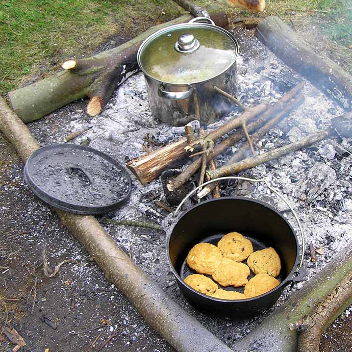 Forest School Projects - camp fire cooking